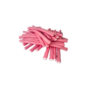 regalices rellenos de color rosa con centro de crema blanca sabor helado de fresa y nata